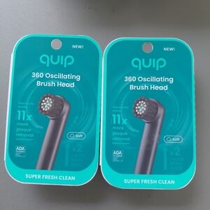 360 Oscillating Brush Head Replacement - Black  4 Heads